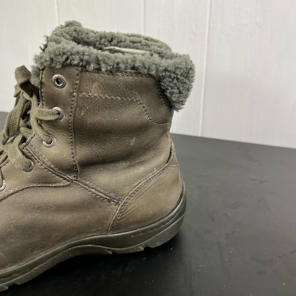 KEEN Lace Up Leather Crested Butte Low Boot Sz 6 - Picture 5 of 14